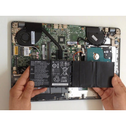 Acer Aspire V5-572, замена батареи V5-572G